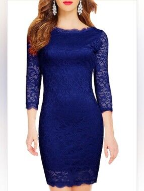 Purple Lace Dress